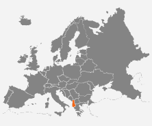 mapa - Albania