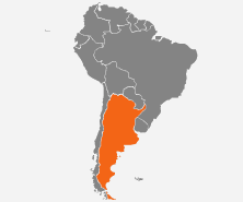 mapa - Argentyna