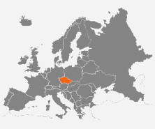 mapa - Czechy
