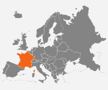 mapa - Francja