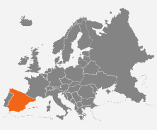 mapa - Hiszpania