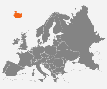 mapa - Islandia