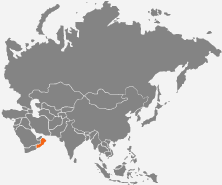 mapa - Oman