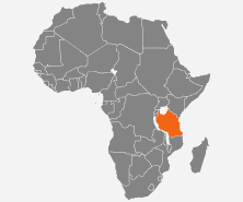 mapa - Tanzania