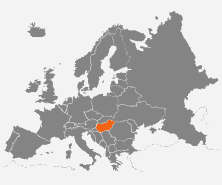 mapa - Węgry