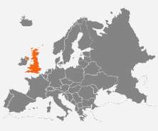 mapa - Wielka Brytania