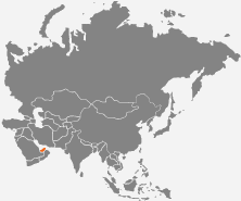 mapa - Zjednoczone Emiraty Arabskie