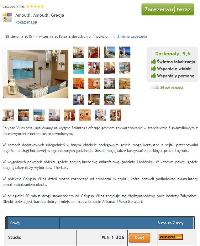hotel 5-gwiazdkowy na Zakynthos