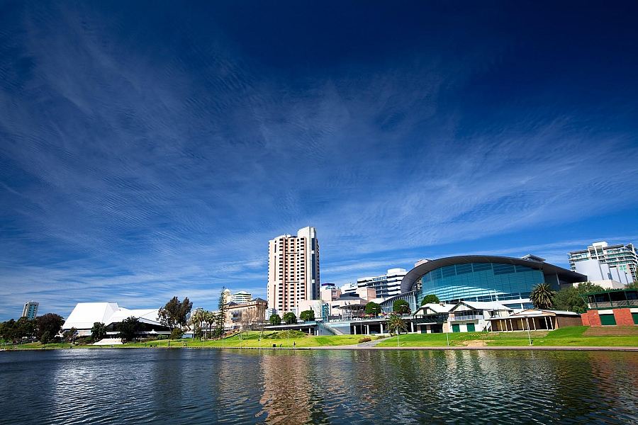 Adelajda nad rzeką Torrens w Australii Południowej