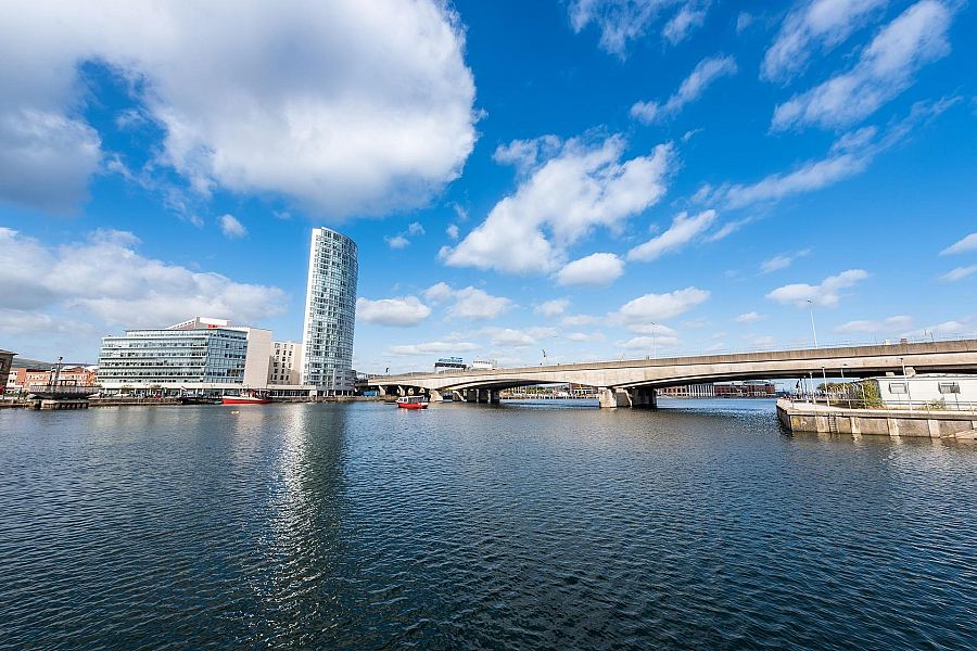 Belfast - nabrzeże i centrum miasta